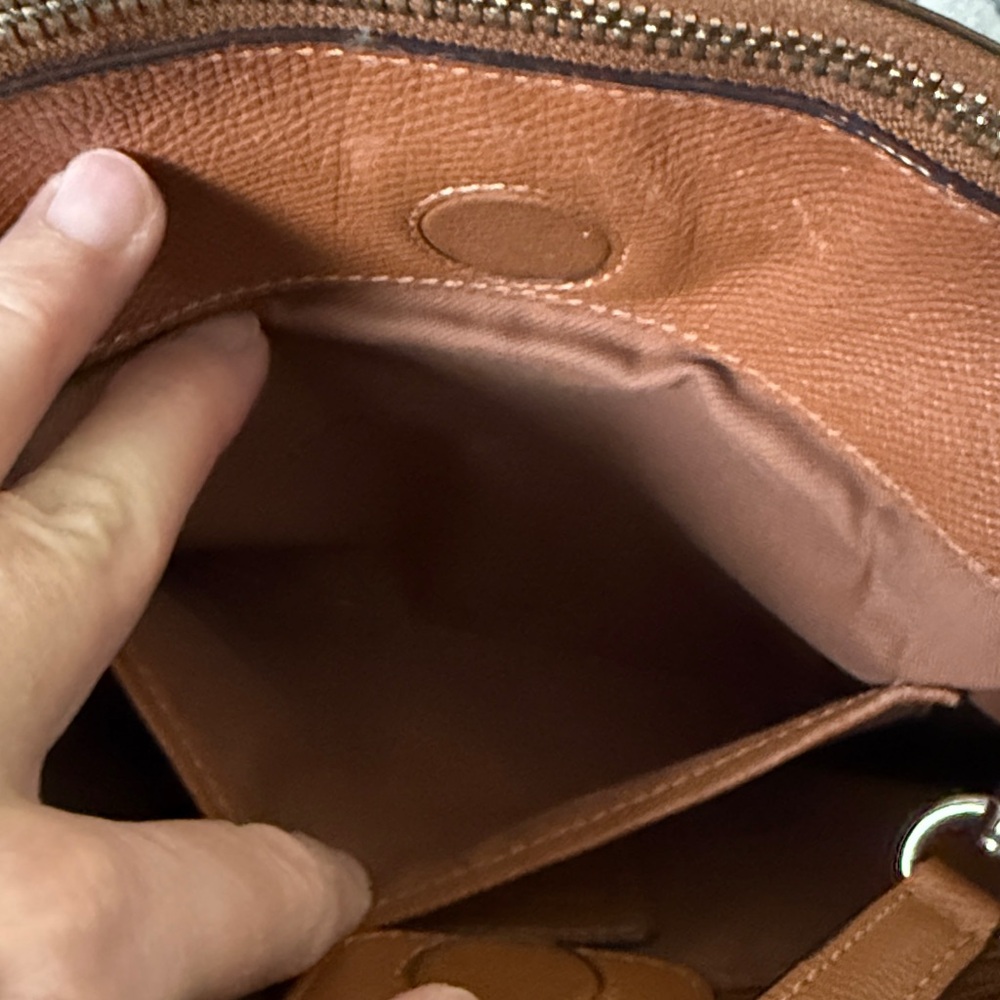 Coach Tan Leather Crossbody Bag - Picture 7 of 16